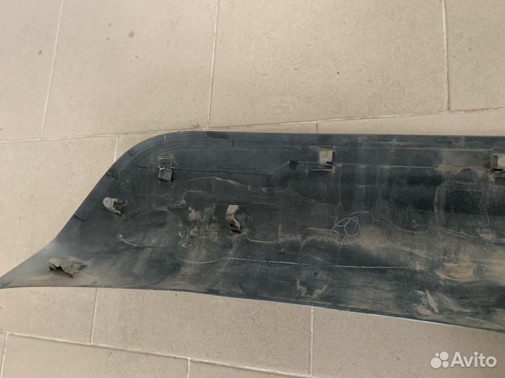 Mitsubishi Outlander 3 (18-21) накладка заднего ба