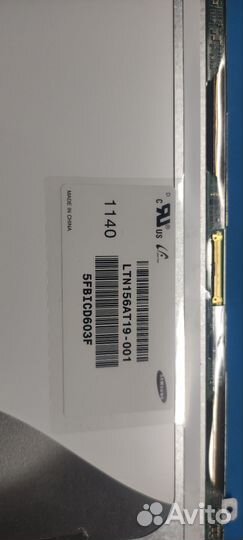 Матрица для ноутбука Samsung 15'6 LTN156AT19-001