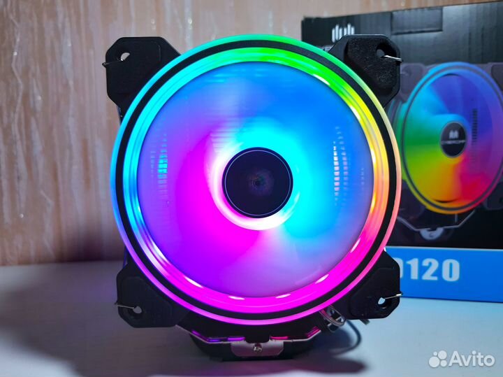 Новый Кулер Процессора Halo 6XT 2-FAN A-RGB V3