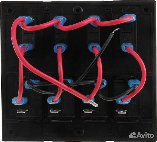 Панель бортового питания 4 переключателя, предохра