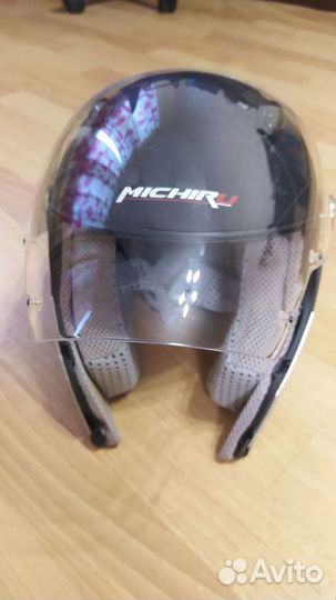 Шлем открытый Black michiru размер S 55-56