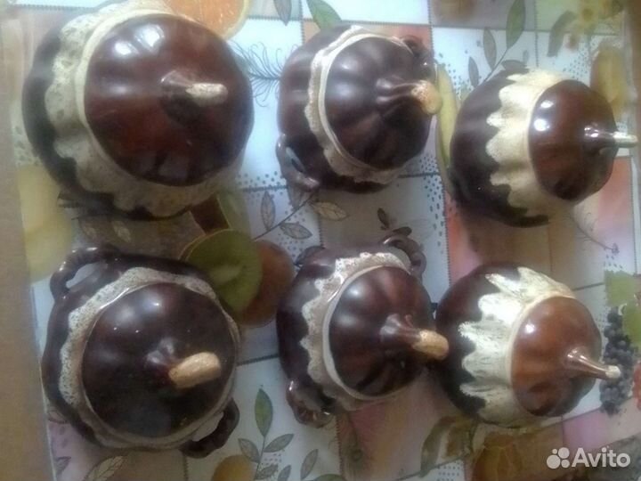 Горшочки для запекания керамика 2 комплекта 12 шт