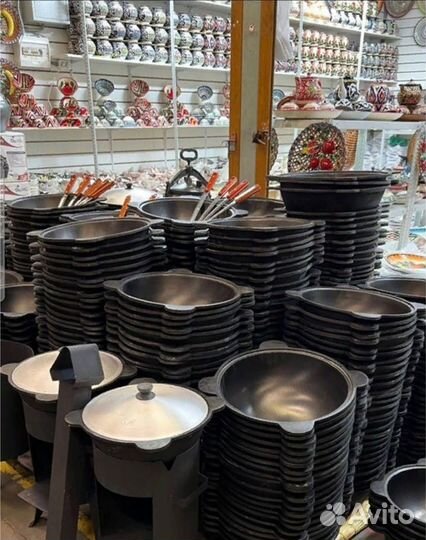 Казан чугунный узбекский