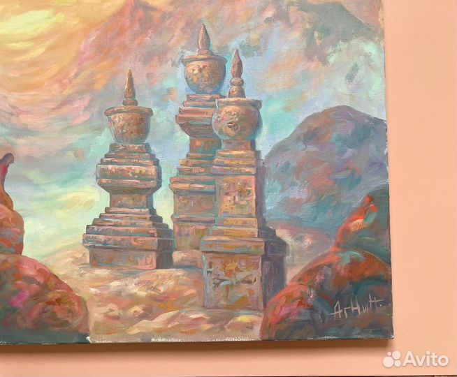 Интерьерная картина маслом на холсте