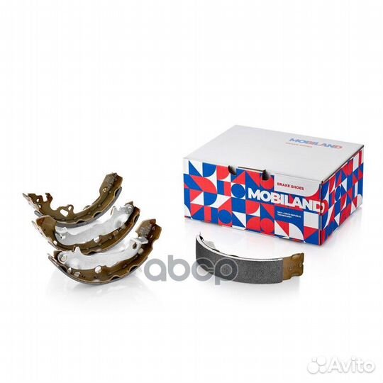 Колодки тормозные барабанные (4 шт.) для а/м FO