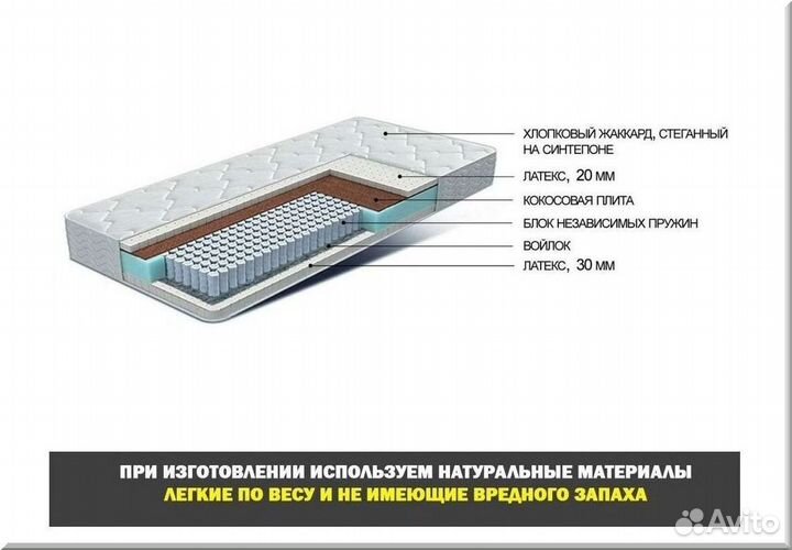 Матрас двуспальный
