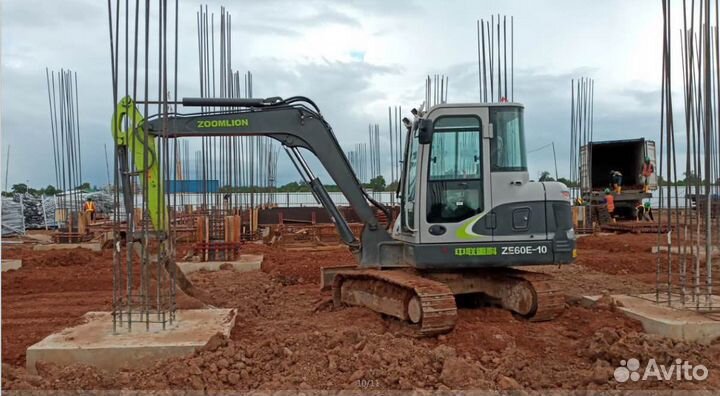 Гусеничный экскаватор Zoomlion ZE60E, 2023