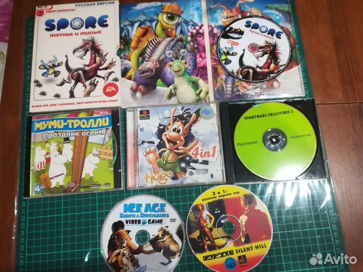 Диски Игры PlayStation компьютер Музыка