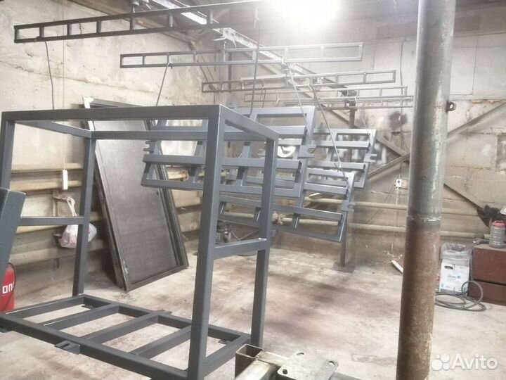 Порошковая покраска металла, металлоконструкции