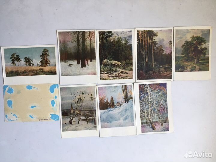 Открытки с репродукциями картин СССР