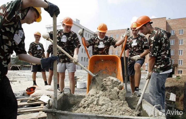 Разнорабочие подсобники уборка снега