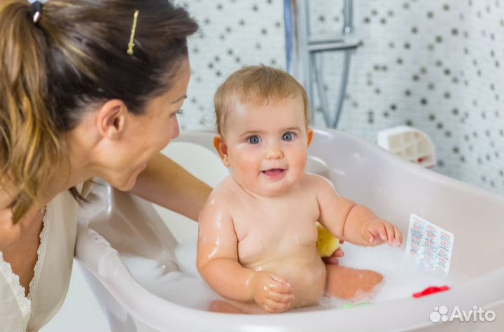 OK Baby ванночка анатомическая Onda Evolution grey