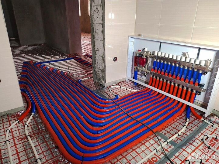 Монтаж отопления в доме с гарантией