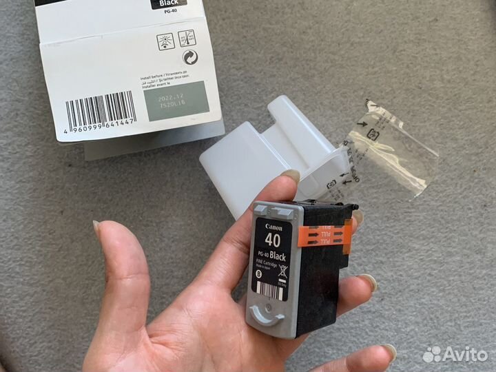 Картридж canon pg 40
