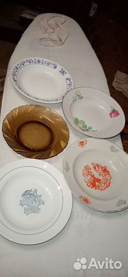 Тарелка глубокая и мелкая СССР