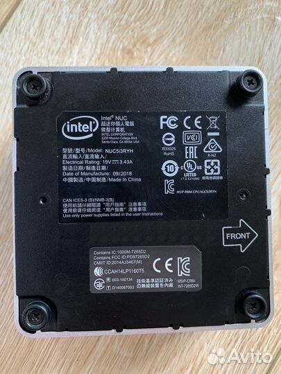 Мини-пк Intel NUC 5i3RYH Core i3/8GB/500gb M2.nvme