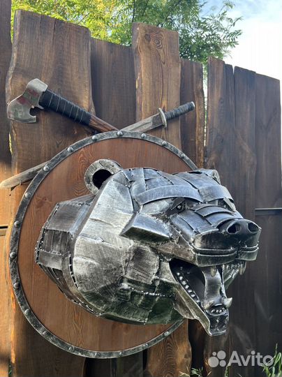 Макет головы медведя