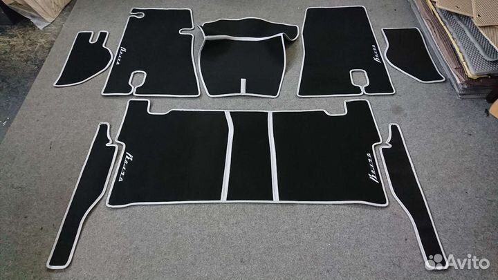 Автоковрики для газ-21 2 серии, черные