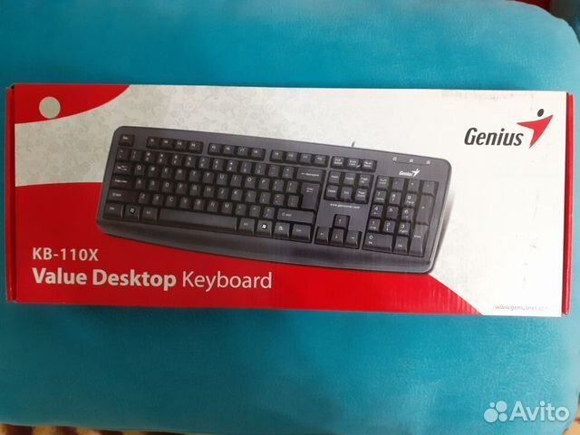 Новая Клавиатура Genius KB-110X Black PS2
