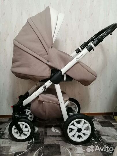 Детские коляски 2 в 1 эко кожа