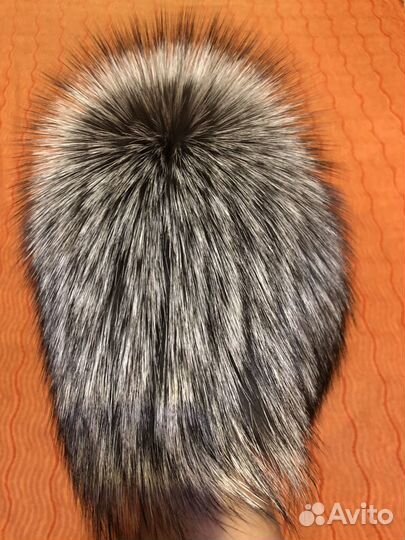 Шапка женская из чернобурки
