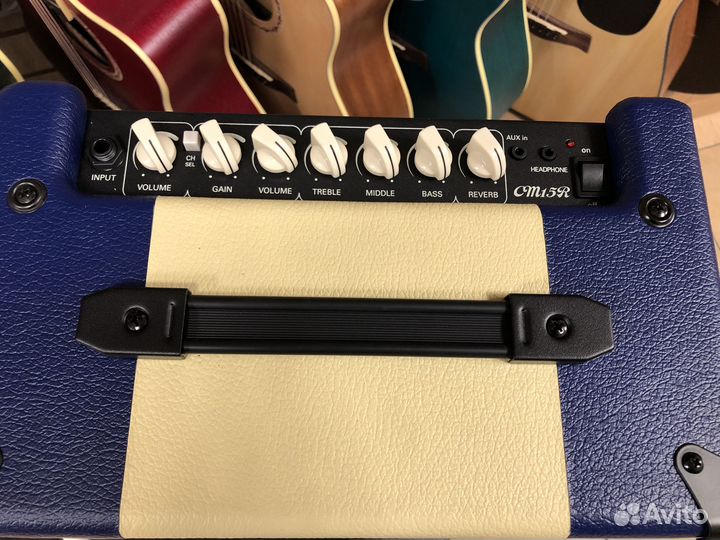 Комбоусилитель Cort CM15R-EU-DB, 15Вт (синий)