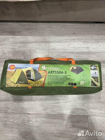 Палатка 3 х местная c тамбуром новая