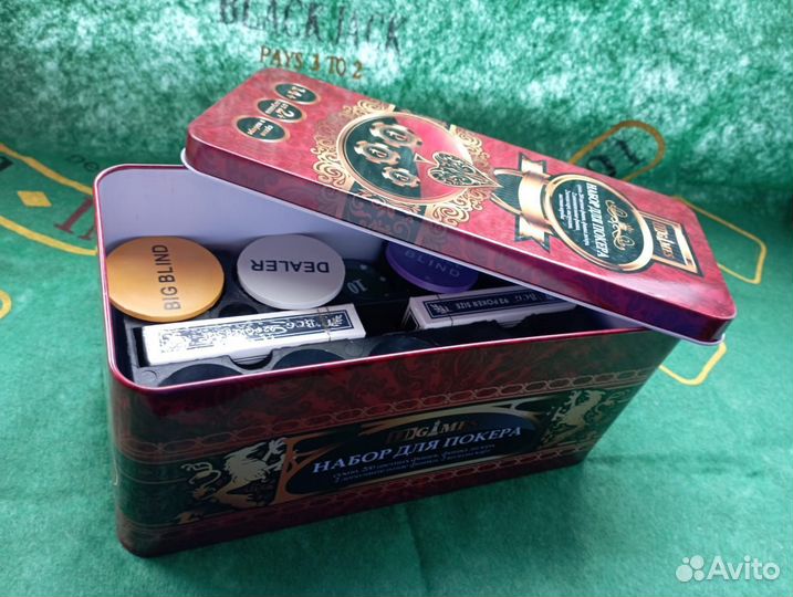 Набор для покера 200 фишек