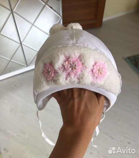 Шапка зимняя 0-8 мес