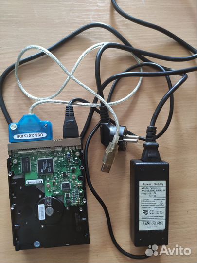 Комплект для подключения через USB диска HDD IDE
