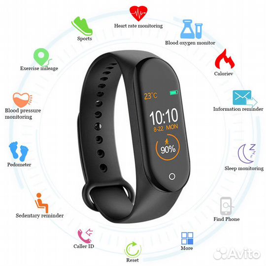 Фитнес-браслет Smart Bracelet M4