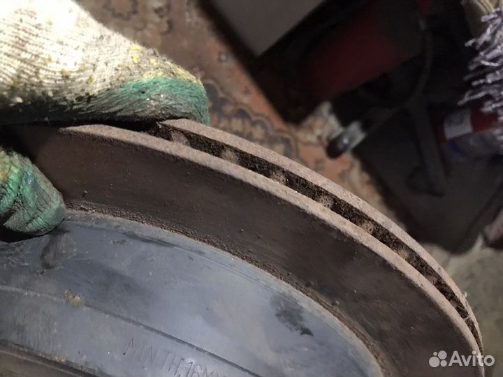 Задние тормозные диски lexus LX570, toyota LC200