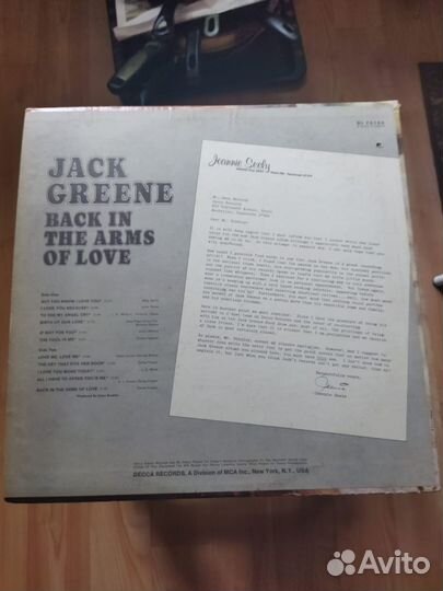 Пластинка Jack Greene (USA)