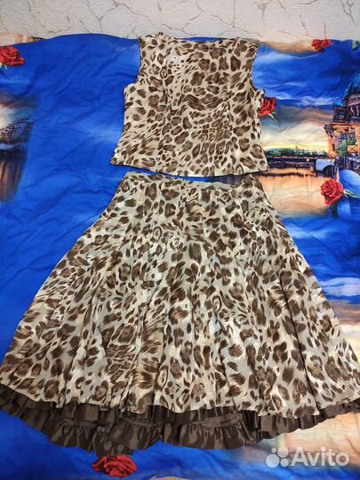 Костюм юбка и топ