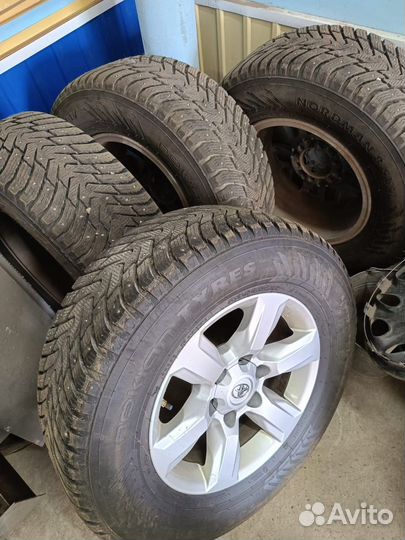 Диски R 17 оригинал на Toyota Prado150 + Резина