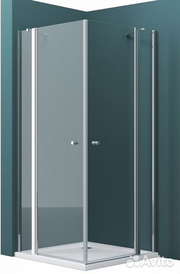 Душ. уголок BelBagno 90cm Хром etna-ah-22-90/120