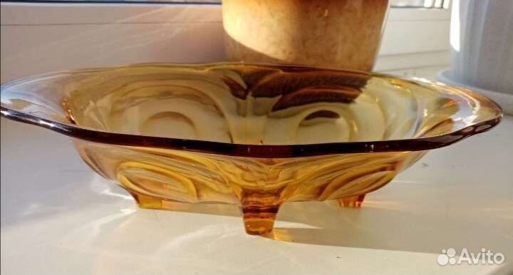 Вазы цветной хрусталь