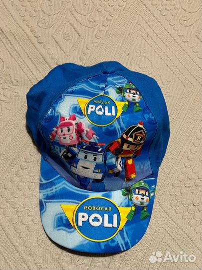 Кепка и пазл робокар поли