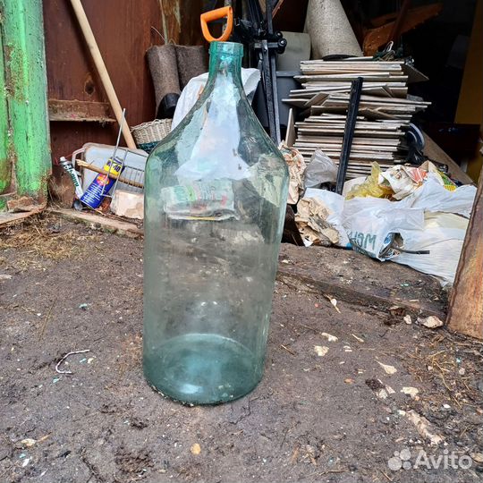 Канистра пластиковая 5 л.бутыль старинный