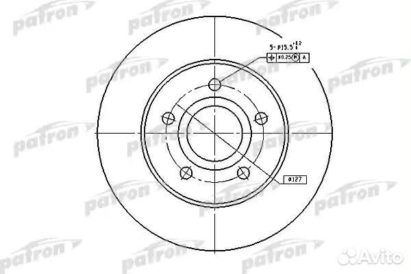 Диск тормозной передн jeep: Grand Cherokee 99-04
