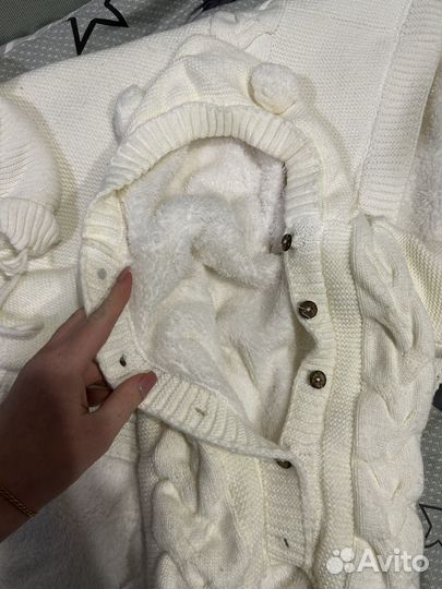 Вязаный комбинезонна выписку