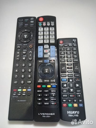 Универсальные пульты - LG