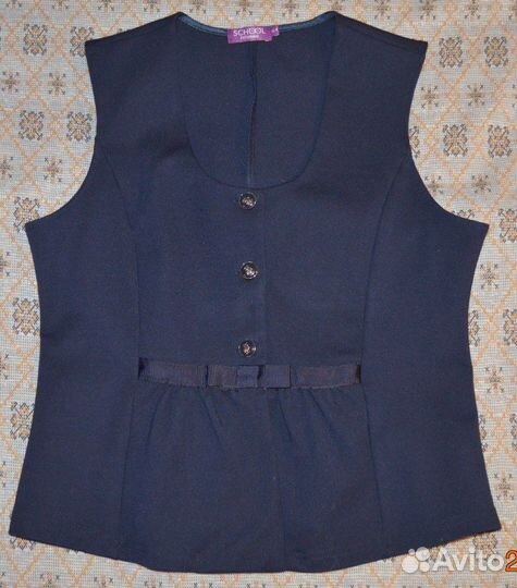 В школу юбки жилетки кофта кардиган блузка 134.154