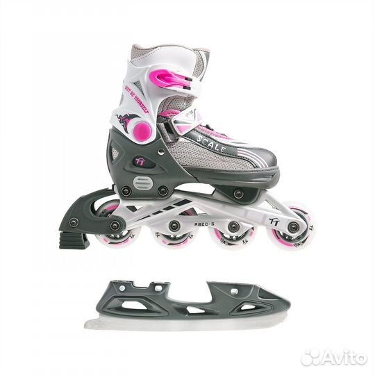 Коньки детские размер 37-40 Scale раздвижные
