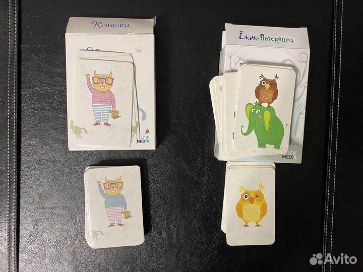 Настольные игры Ежик потеряшка и Котики