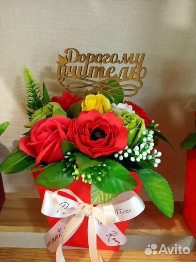 Мыльные розы,букеты, мыло ручной работы