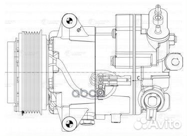 Компрессор Кондиционера Opel Astra J 1.6 10- LC