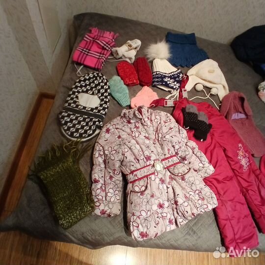 Вещи пакетом на девочку 110 116