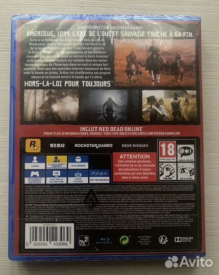 Red Dead Redemption 2 (Новый) Sony Ps4 / Ps5