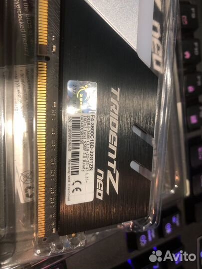 Оперативная память ddr4 16gb 3600 g skill